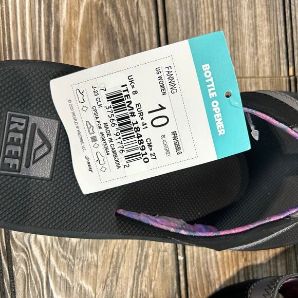 Reef Fanning Women’s Sandals With Bottle Opener Size 10 - Picture 5 of 5